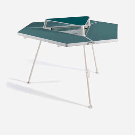 שולחן קמפינג בצורת משושה - מתאים ל-6 אנשים - דגם Tepee