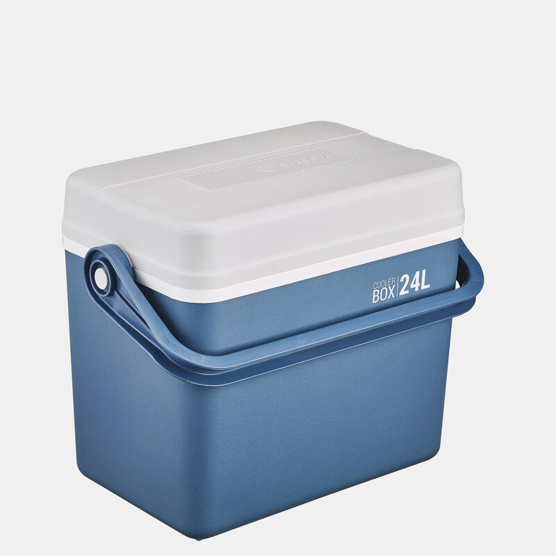 Rigid Camping or Hiking Cooler Box Fresh 24 Litres Decathlon
