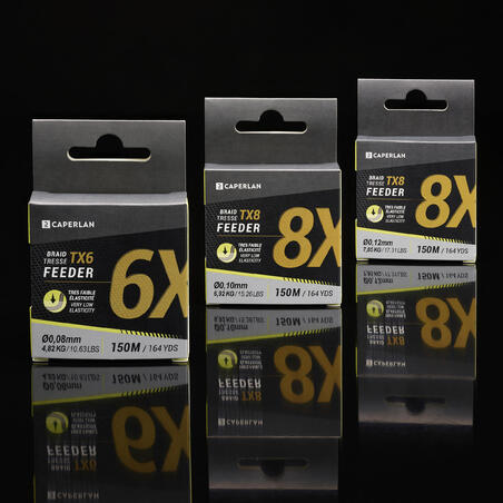 ЛЕСКА ДЛЯ РЫБАЛКИ НА ФИДЕР ПЛЕТЕНАЯ TX6/TX8 150 М 