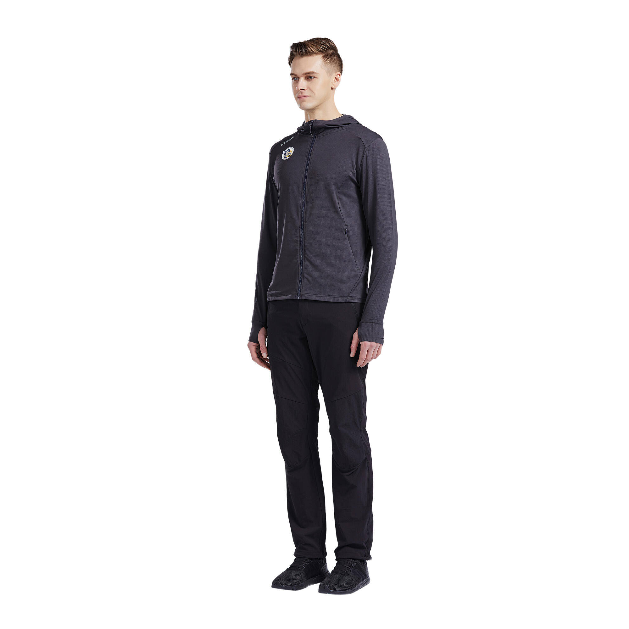 Adult TShirt Anti UV-9 Protection - Black -  4