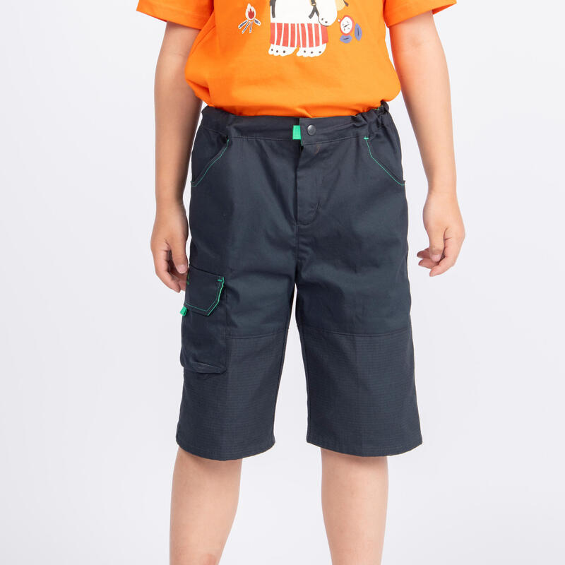 Short de randonnée - MH500 KID gris foncé - enfant 2-6 ans