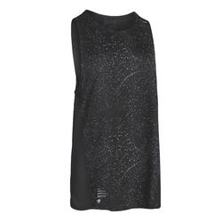 KIPRUN MEN'S BREATHABLE RUNNING TANK TOP LIGHT - BLACK
