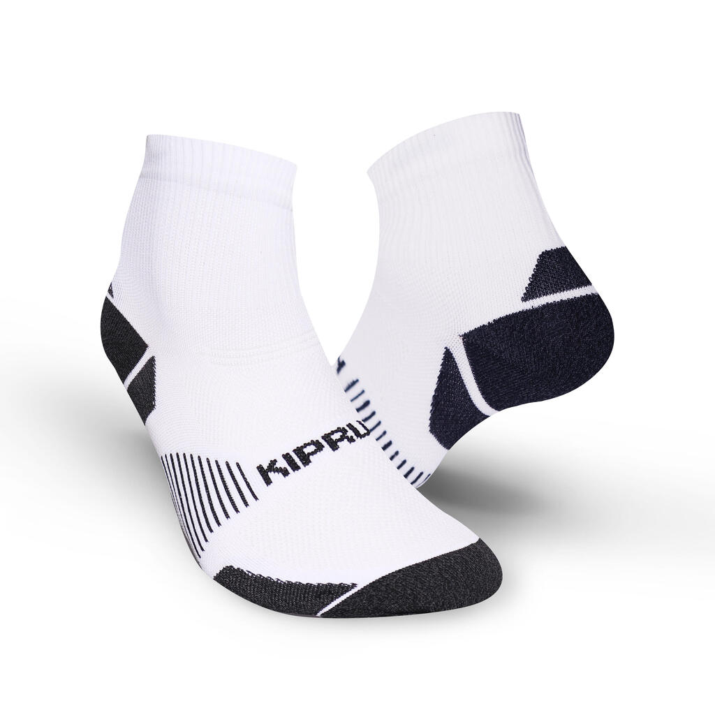 ECO-DESIGN RUN900 MID FINE RUNNING SOCKS - WHITE