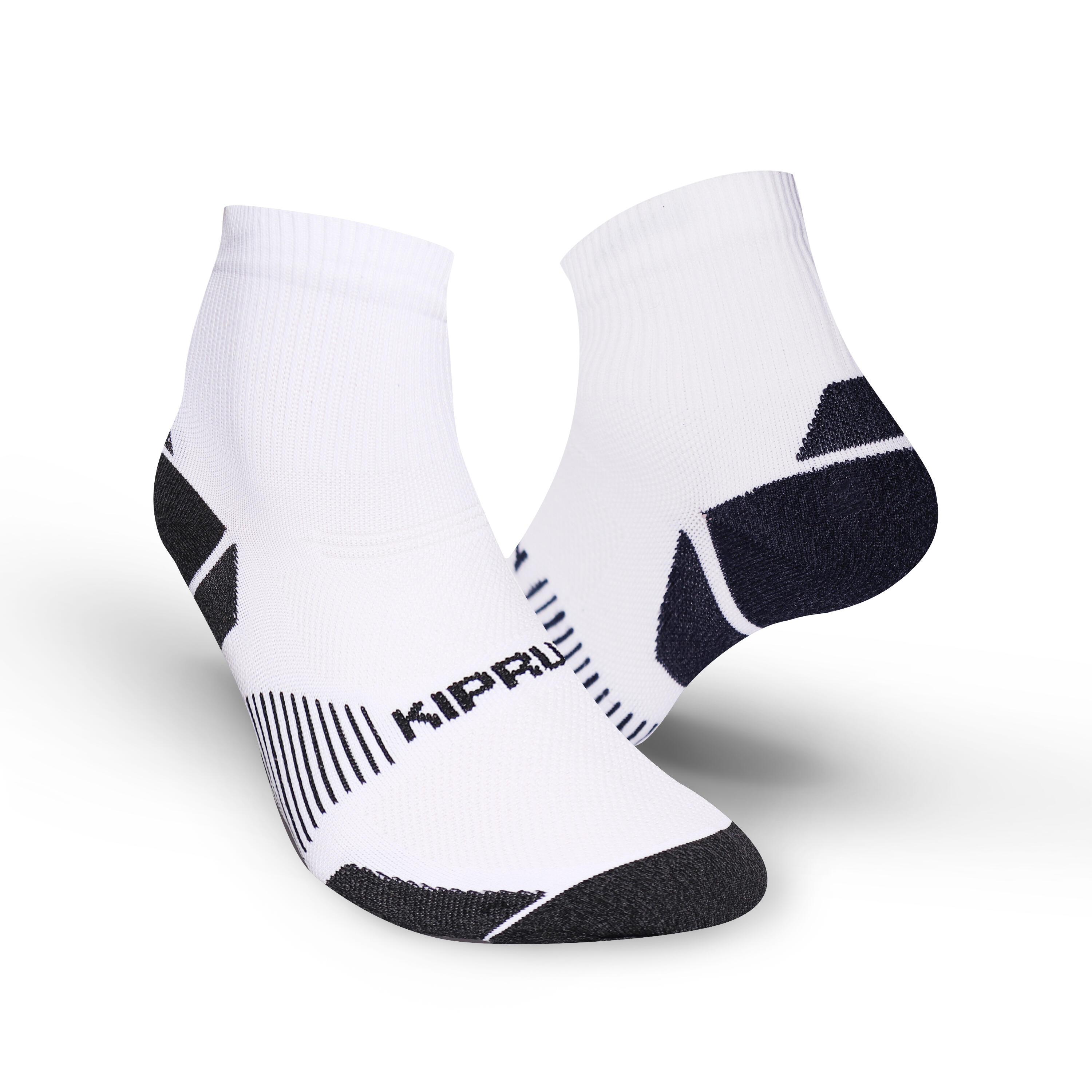 RUNNING SOCKS RUN900 MID FINE - WHITE