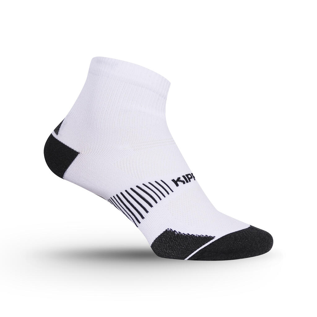 ECO-DESIGN RUN900 MID FINE RUNNING SOCKS - WHITE