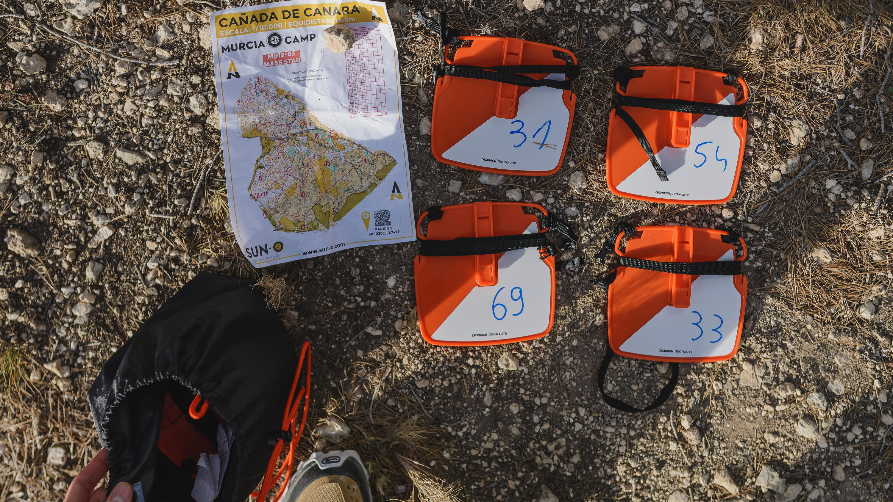 Kit 10 lanterne orienteering con punzonatrice 7/16