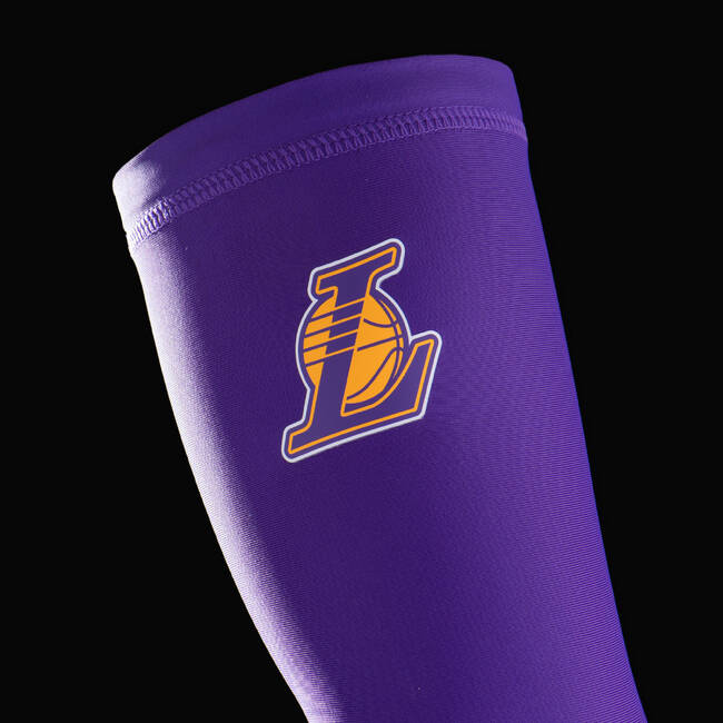 Buy Basketball Elbow Guard E500 - Purple/Nba Los Angeles Lakers Online