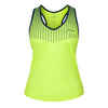 Women's Technical Breathable Padel Tank Top 900 - Yellow