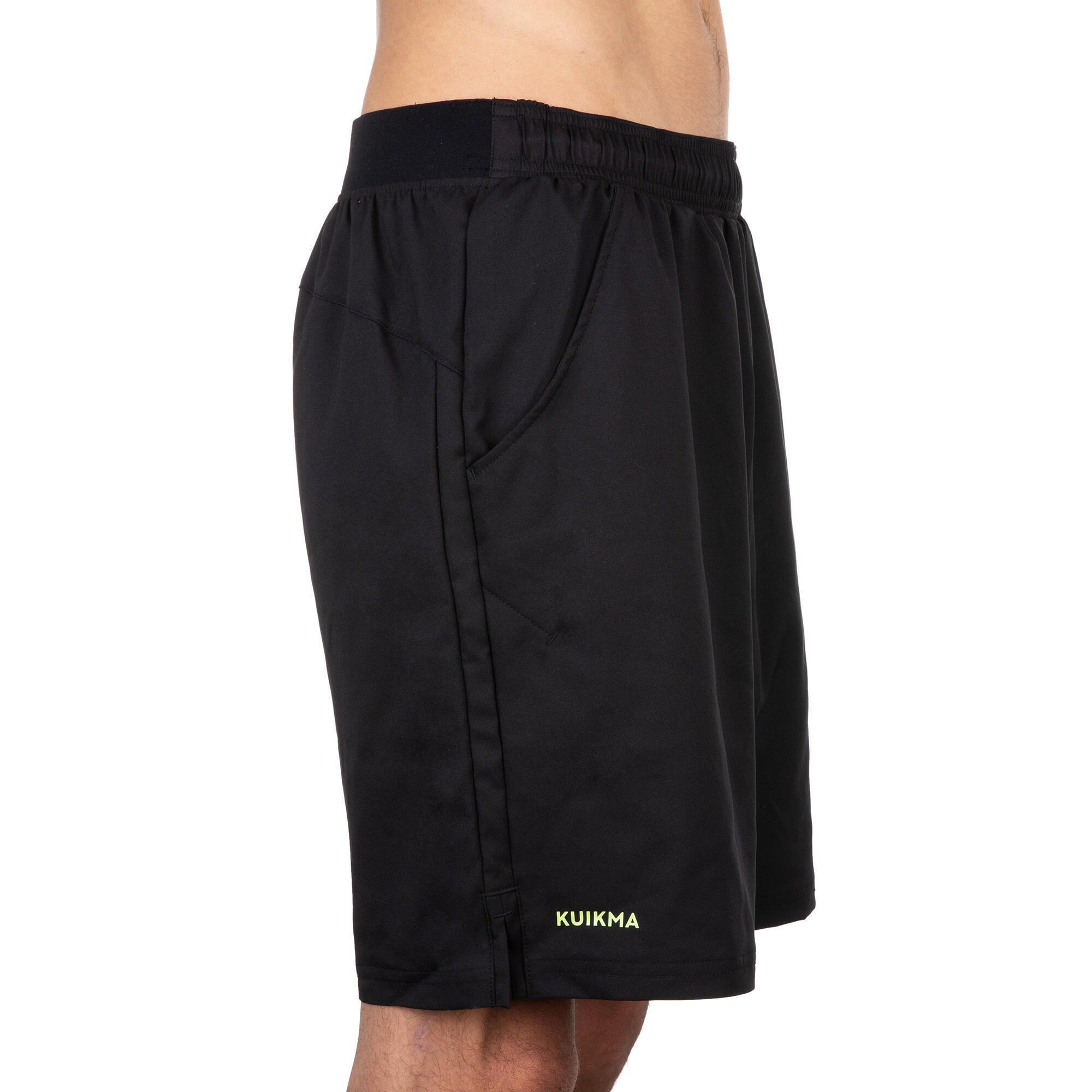 Men's Breathable Padel Shorts 500 - Black 2/4