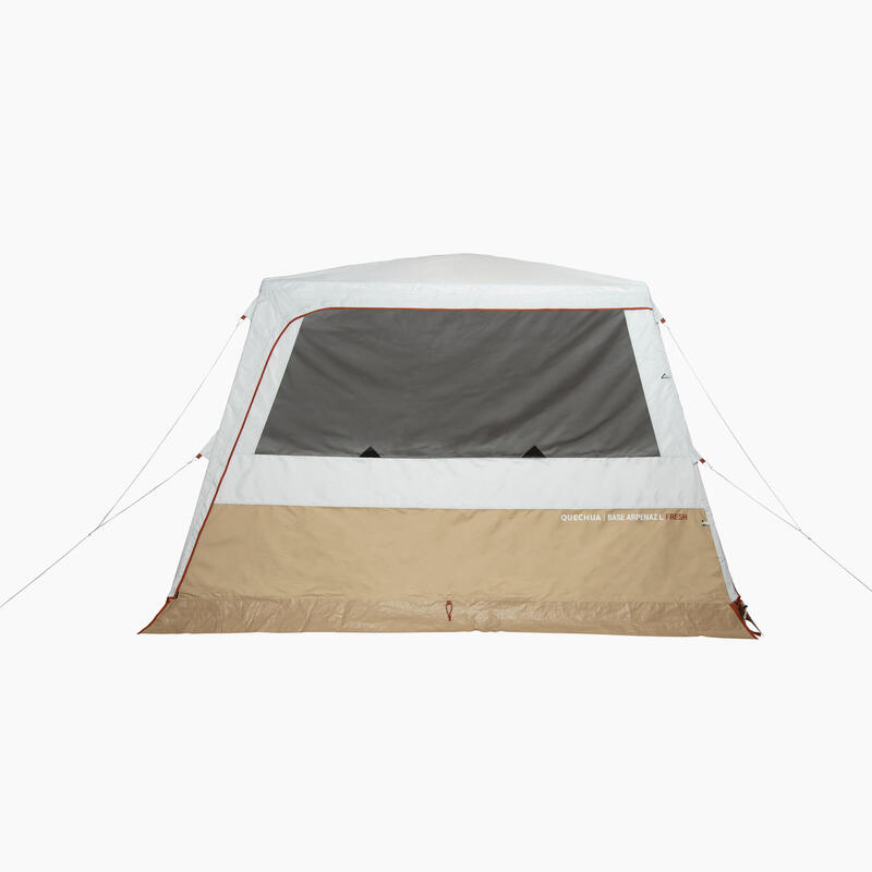 Hoop-supported camping living area - Arpenaz Base Fresh - 10-Person
