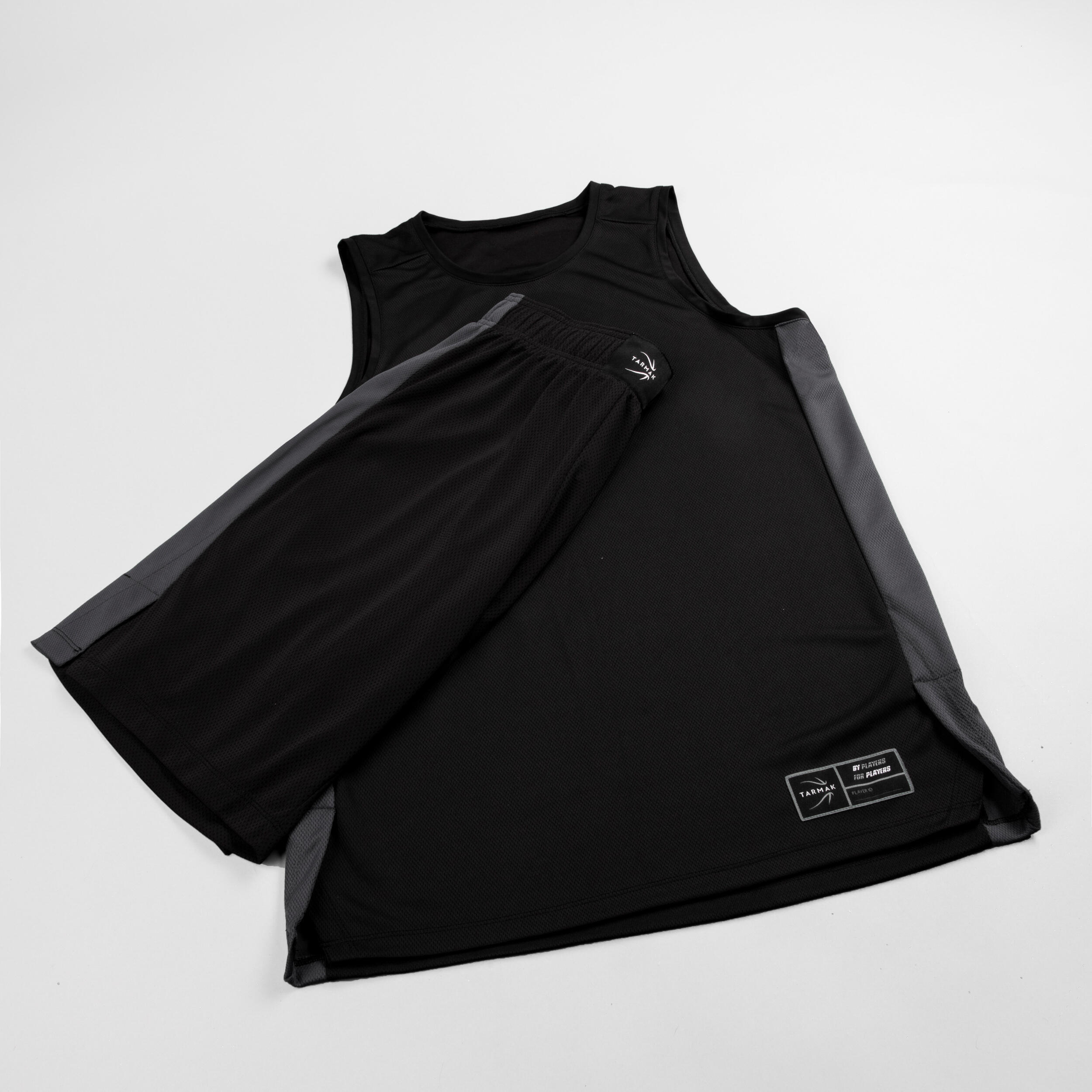 Pantalón baloncesto Hombre Tarmak SH500 negro azul 4/11