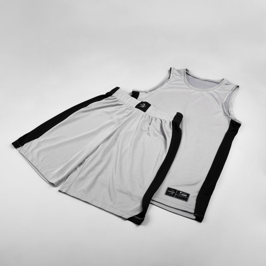 Men's Sleeveless Basketball Jersey T500 - Grey