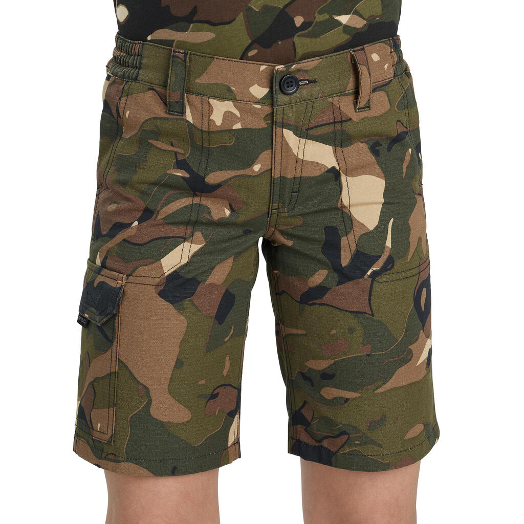 Junior Country Sport Bermuda Shorts 500 Brown