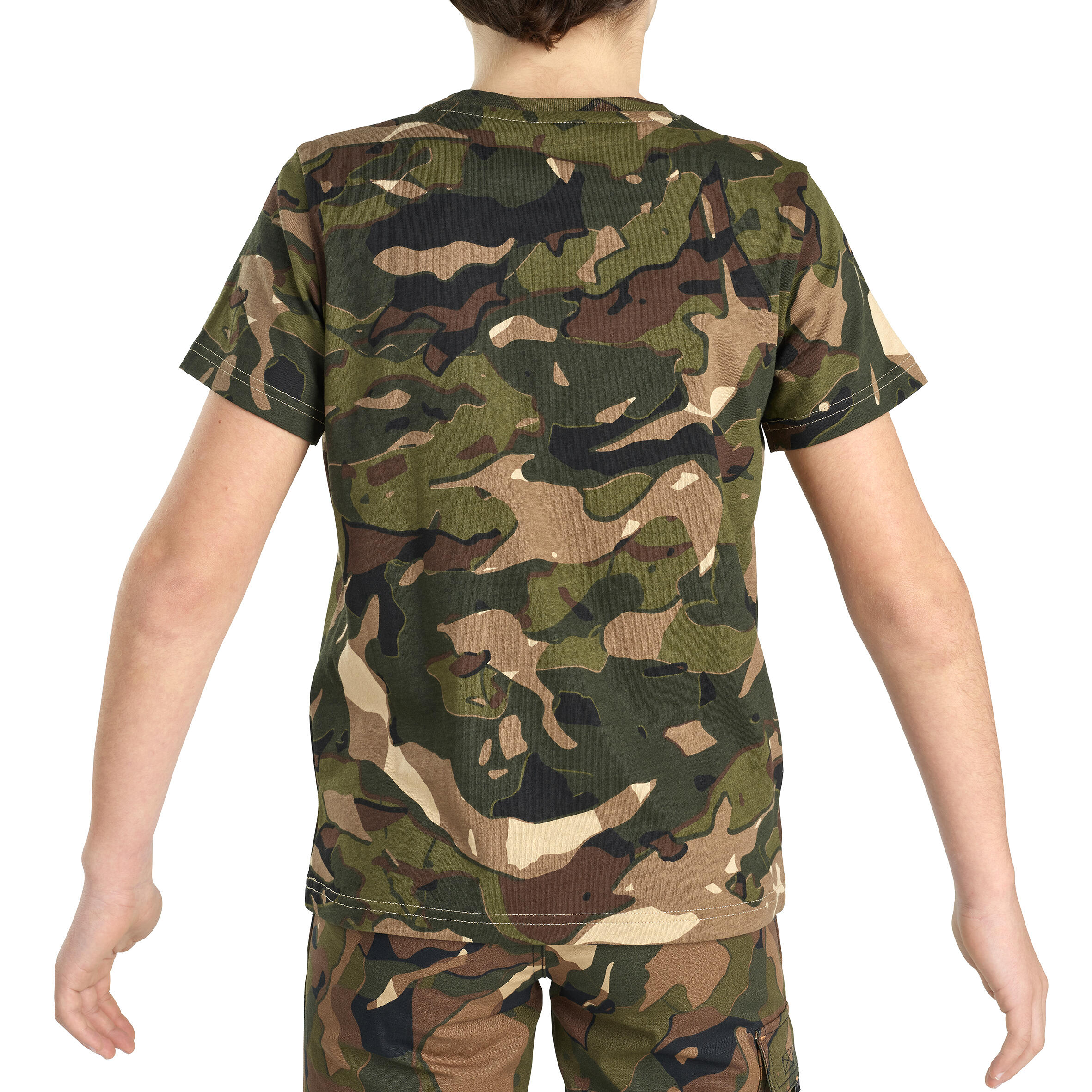 KIDS T SHIRT WOODLAND CAMO 6/6