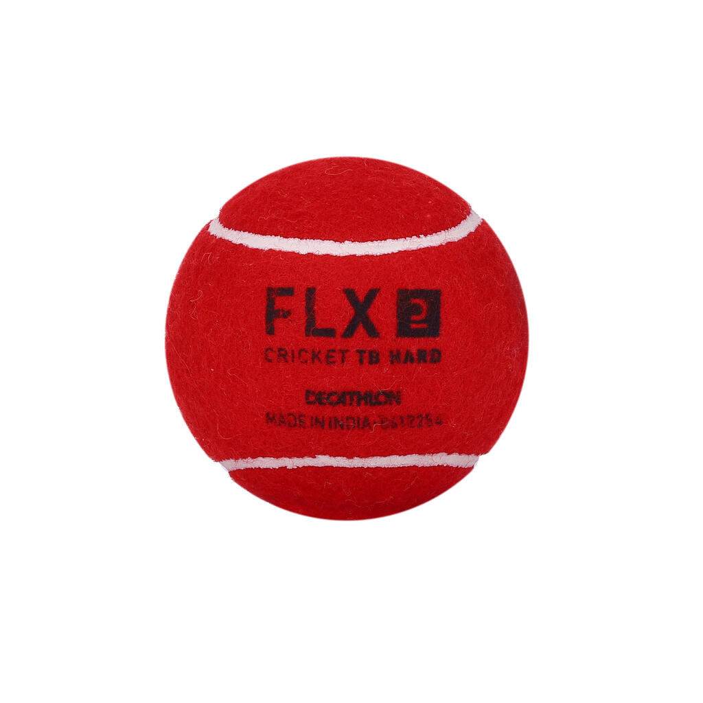 TB HARD CRICKET TENNIS BALL RED