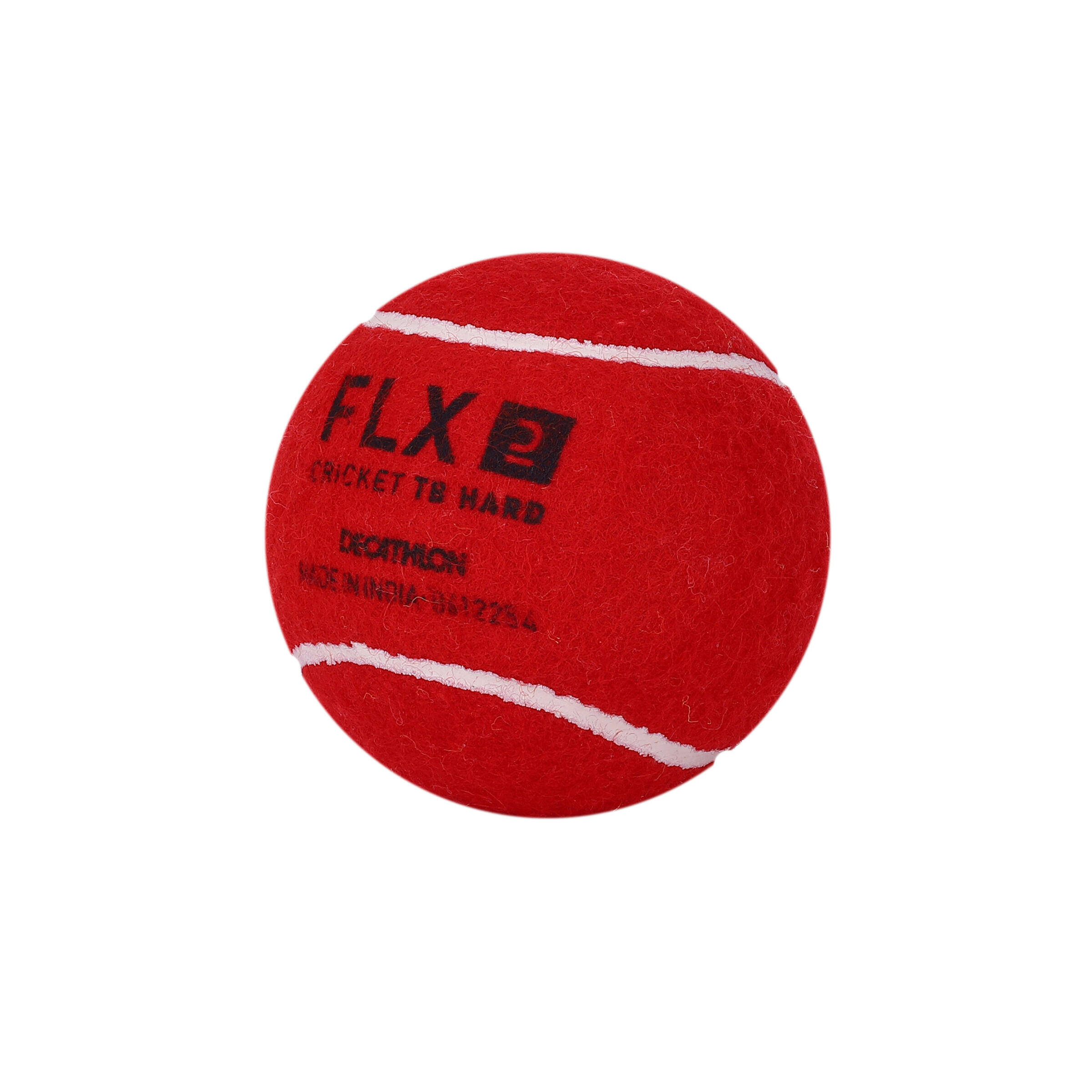 Tennis Cricket Ball Hard 130g Durable & High Bounce Red -  2