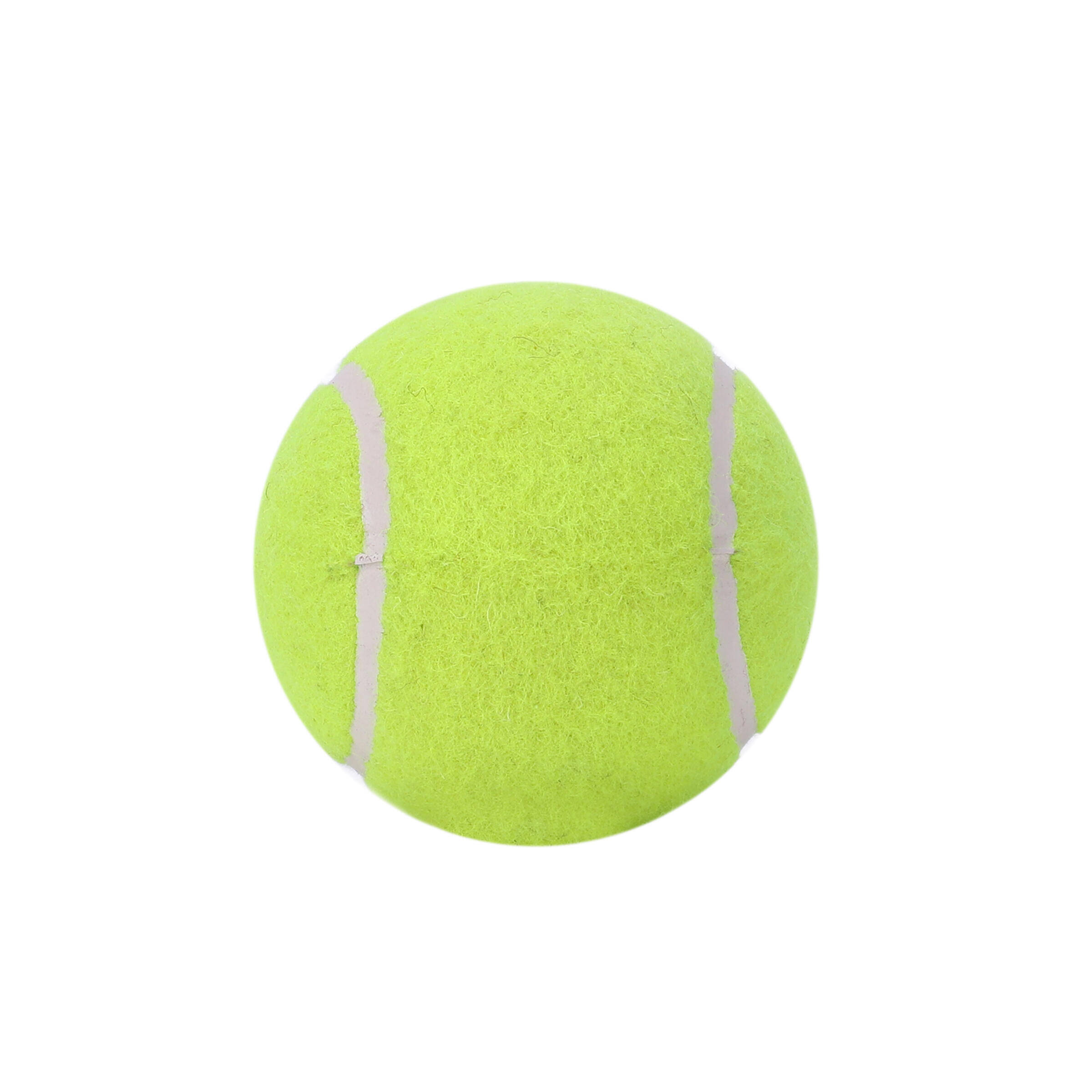 Tennis Cricket Ball Medium Weight 80g Soft & Lightweight Yellow -  4