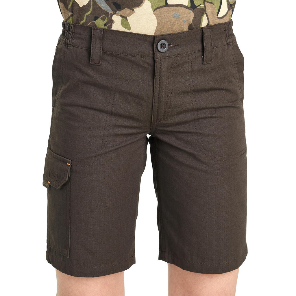 Bermudashorts Kinder 500 Grün