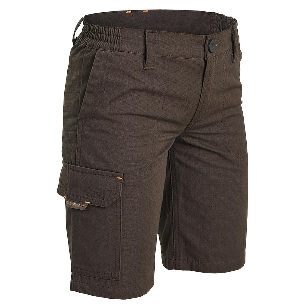 Junior Country Sport Bermuda Shorts 500 Brown