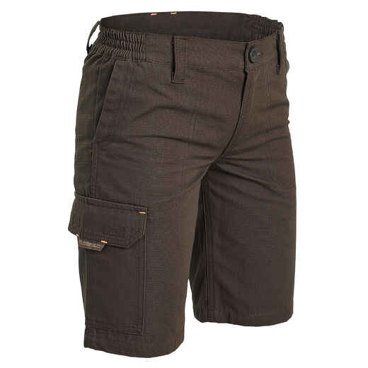 
      Junior Country Sport Bermuda Shorts 500 Brown
  