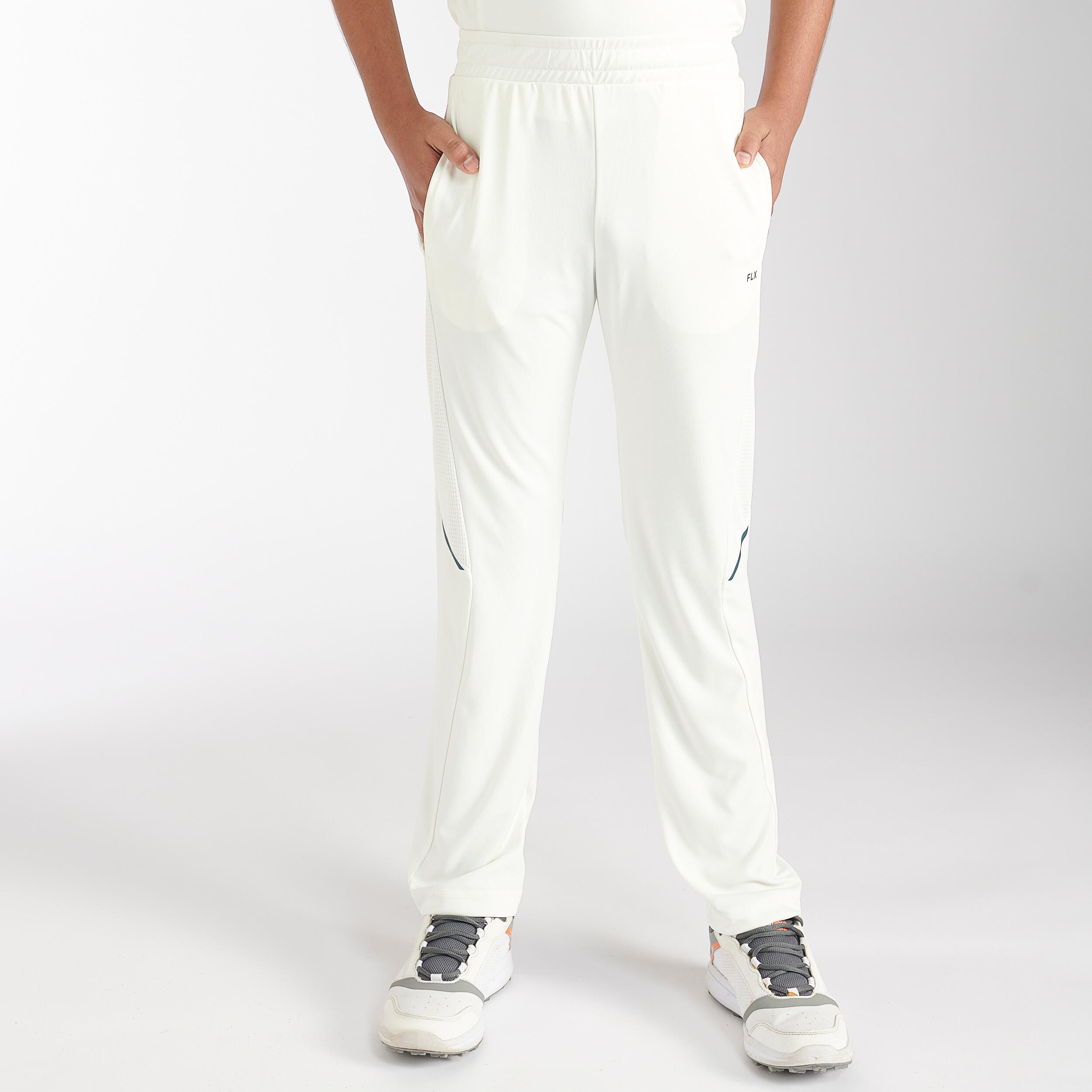 Buy Mens Cricket Straight Fit Trackpants CTS 500 Blue Online  Decathlon