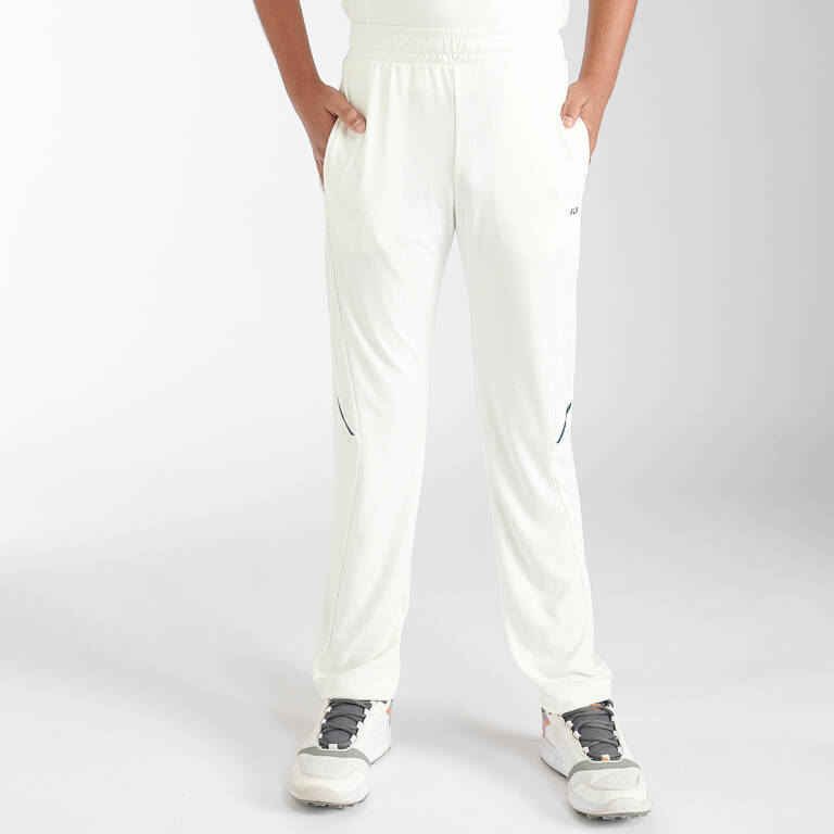 Kids Cricket Whites Eco design Trouser TS 500
