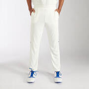 MEN'S QUICK DRY CRICKET TRACKPANTS TS 500 MM WHITE