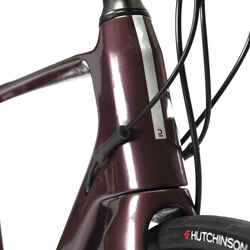 Women's Road Bike EDR Carbon Disc 105 - Burgundy