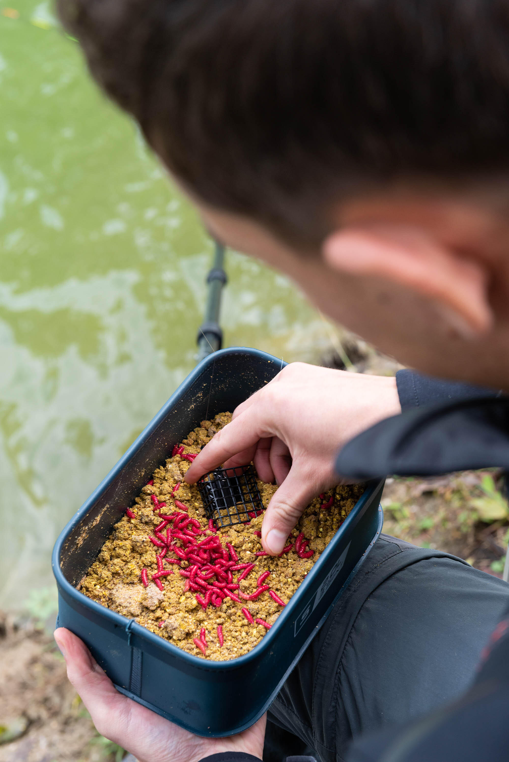 Rechthoekige voerkorf voor feedervissen SF 25 gram 6/7