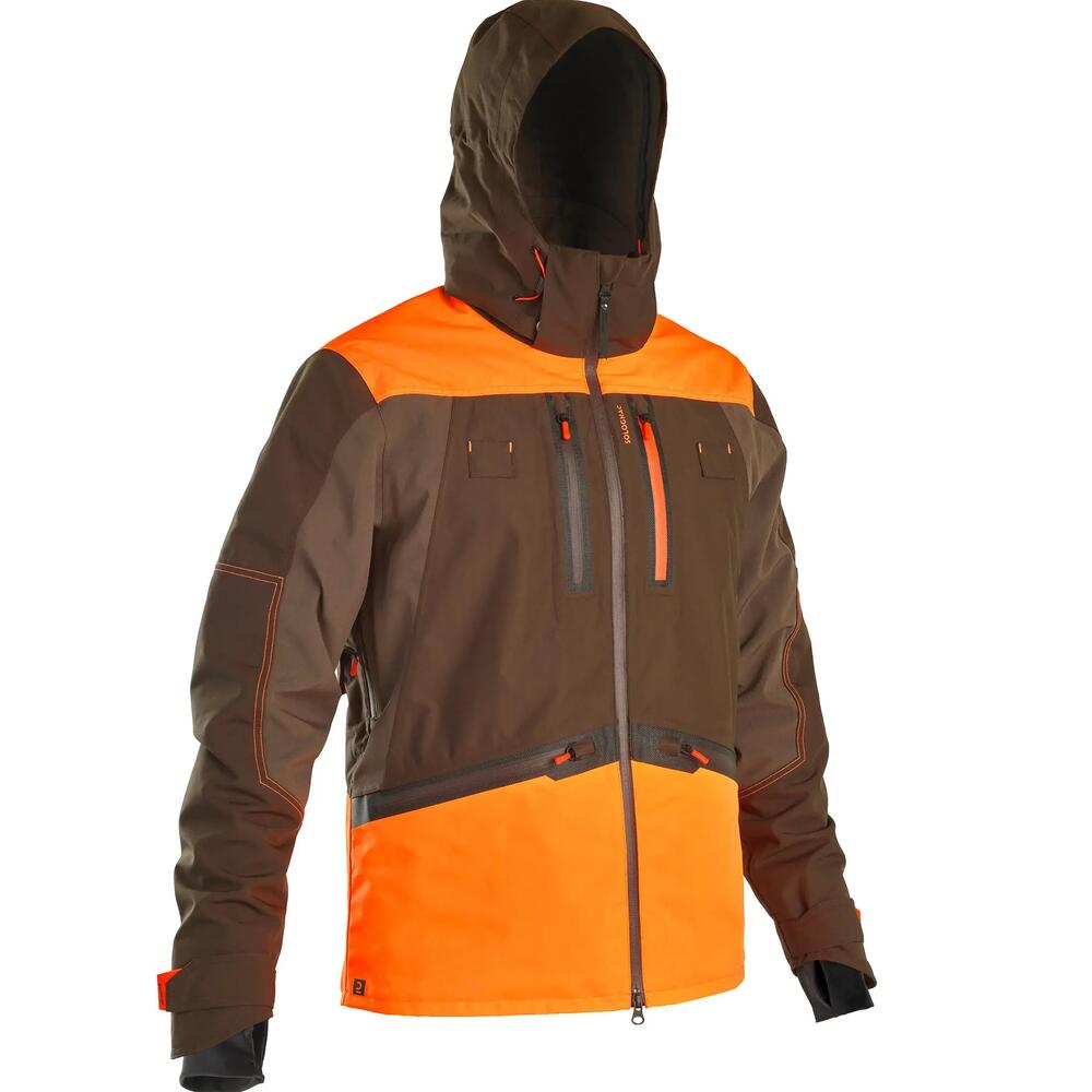 WATERPROOF JACKETRENFORT 900 - BROWN/NEON