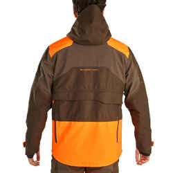 Country Sport Waterproof Reinforced Jacket 900 - Neon Brown - Woodcock