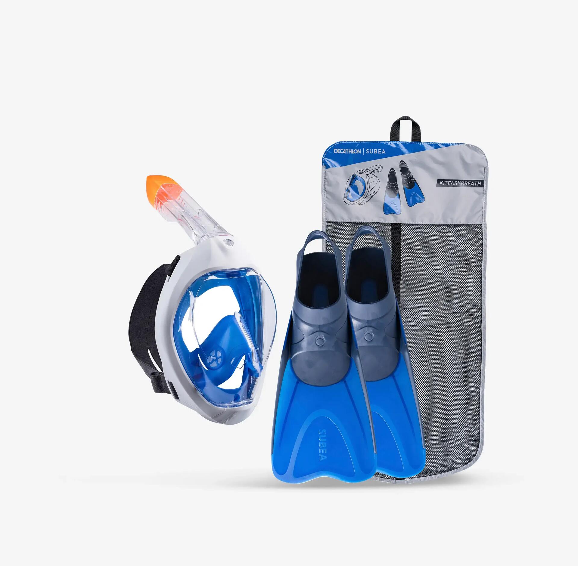 Le kit Easybreath avec palmes