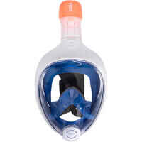 Kids’ Snorkelling Kit Fins and Easybreath mask - Blue