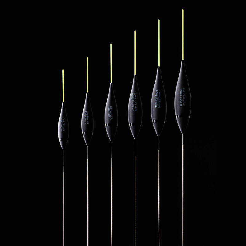 Set 6 plute cu antene galbene Pescuit staționar în iazuri PF-F900 L