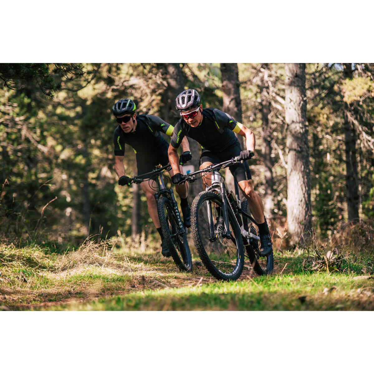 casco bicicleta mtb adulto rockrider xc negro