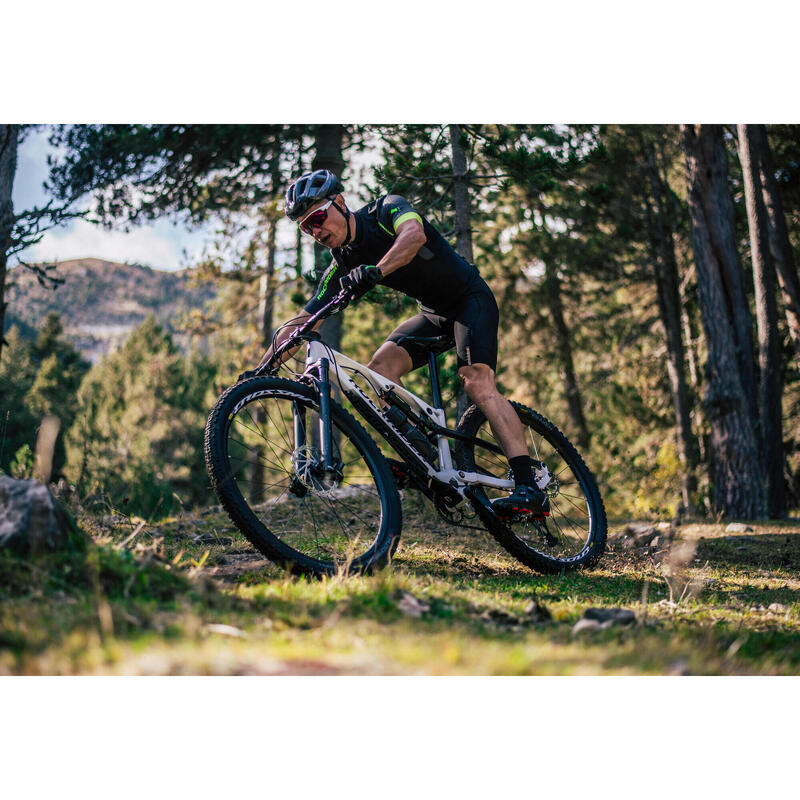 Fahrradhelm MTB Race XC grau 