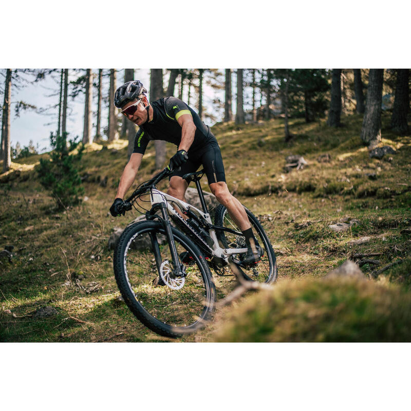 Fahrradhelm MTB Race XC grau 