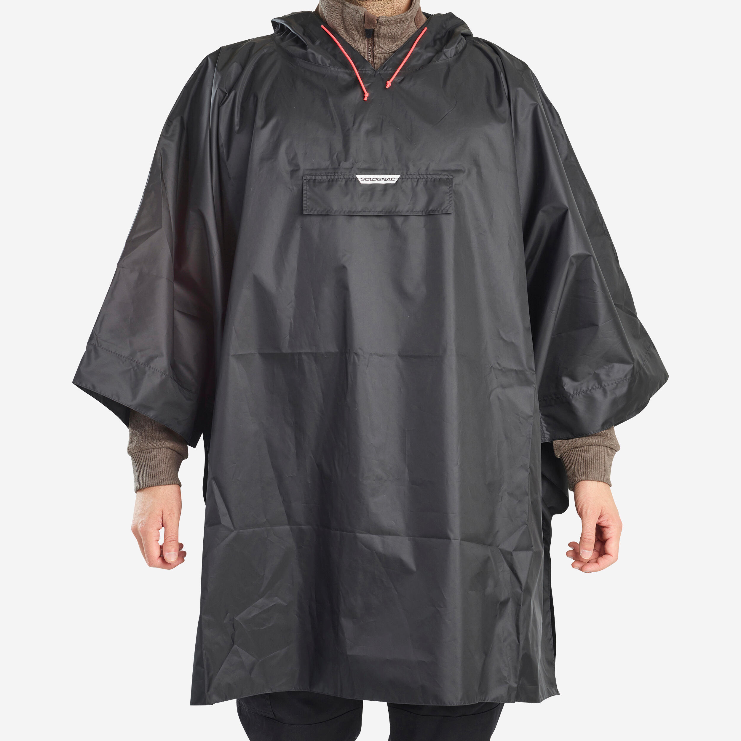 Solognac - Poncho De Pluie Glenarm Adulte - Poncho - Chasse Et Tir Sportif - Noir - Taille Unique - Decathlon