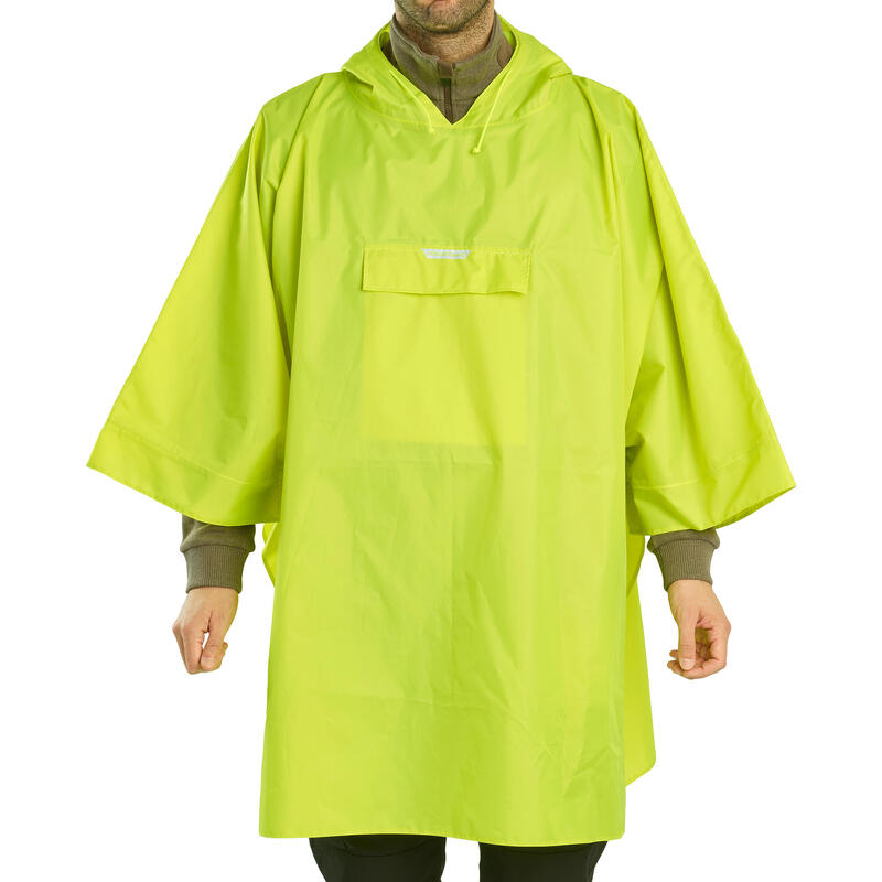 Poncho Chubasquero Lluvia Solognac Glenarm Adulto Capa Impermeable Verde