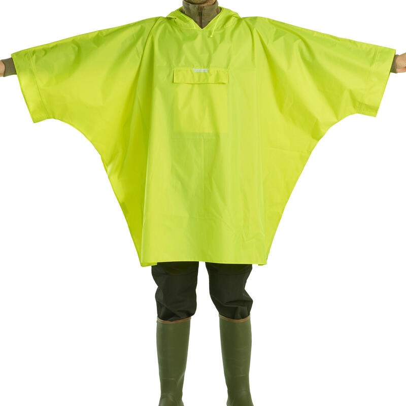 Poncho Chubasquero Lluvia Solognac Glenarm Adulto Capa Impermeable Verde