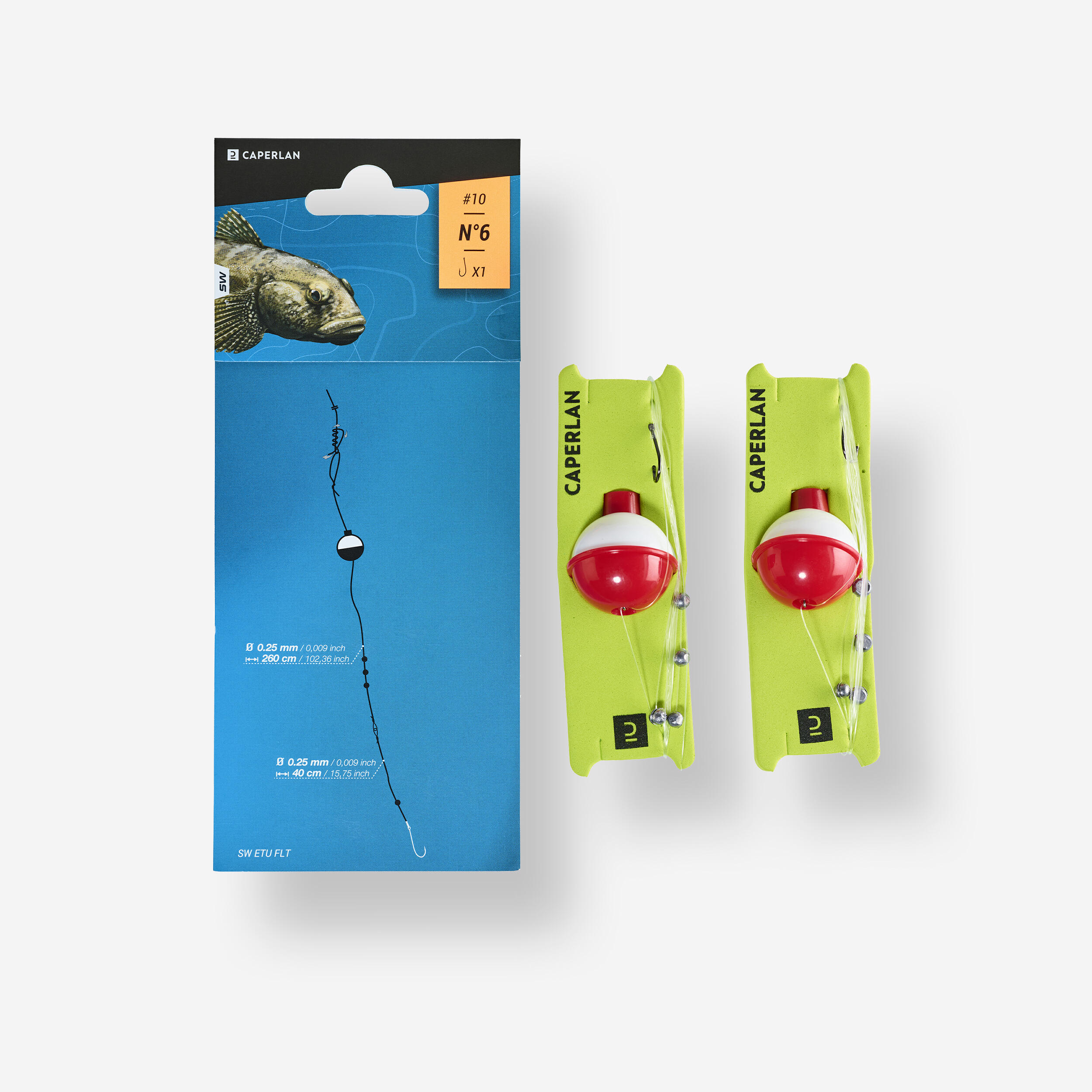 Linha montada para pesca no mar sw etu flt x2