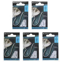 קרסי דיג מדגם SN HOOK - Fluorosea Bluereversed עם ראשים בצורת חץ עבור דיג בים