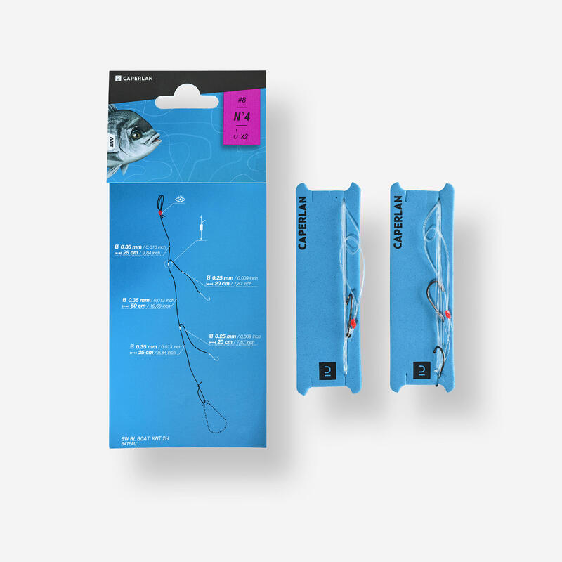 Forfac Ledgering Knots RTC x2 2 Cârlige N°4