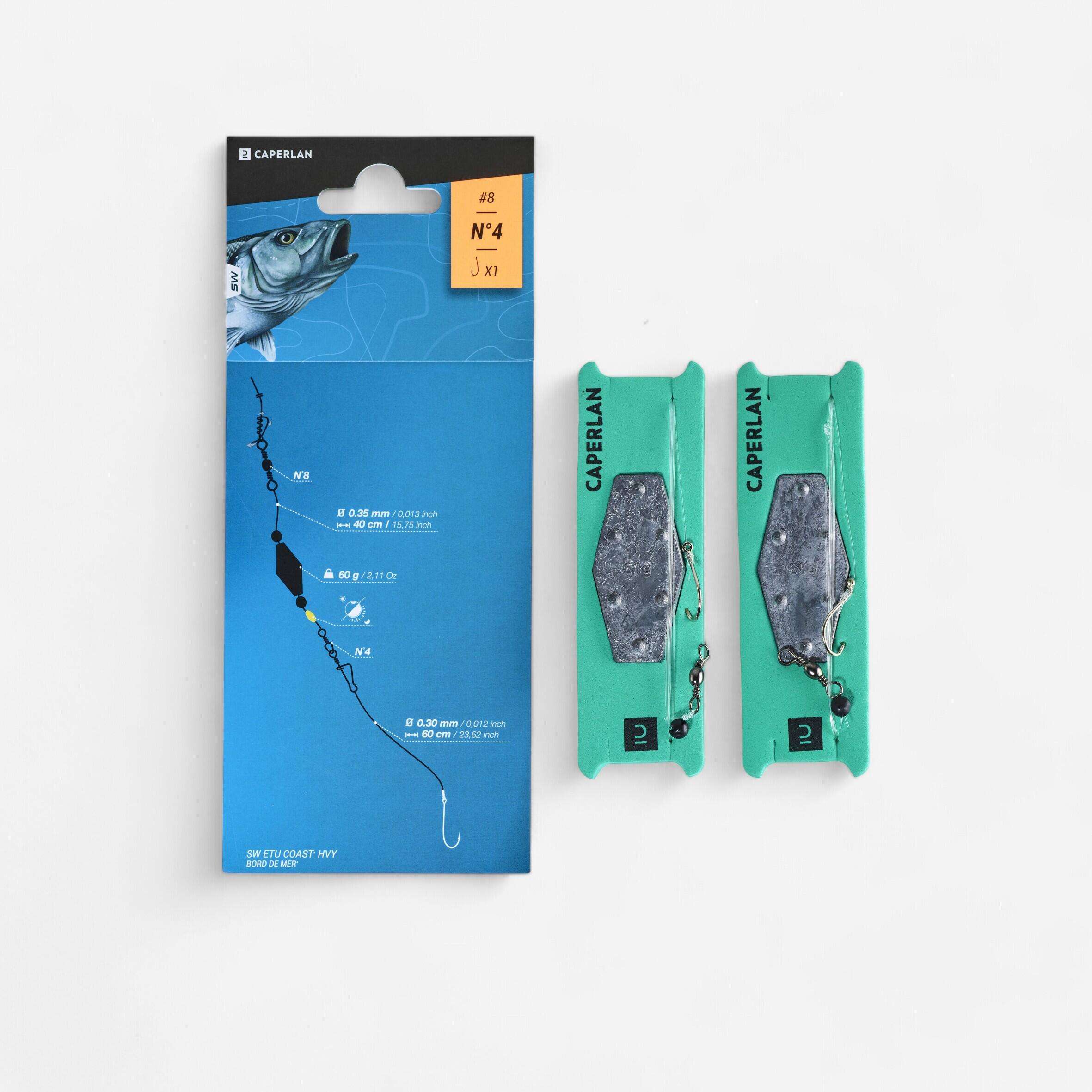 Decathlon | Terminale pesca a fondo SW ETU LEDG HVY x2 |  Caperlan