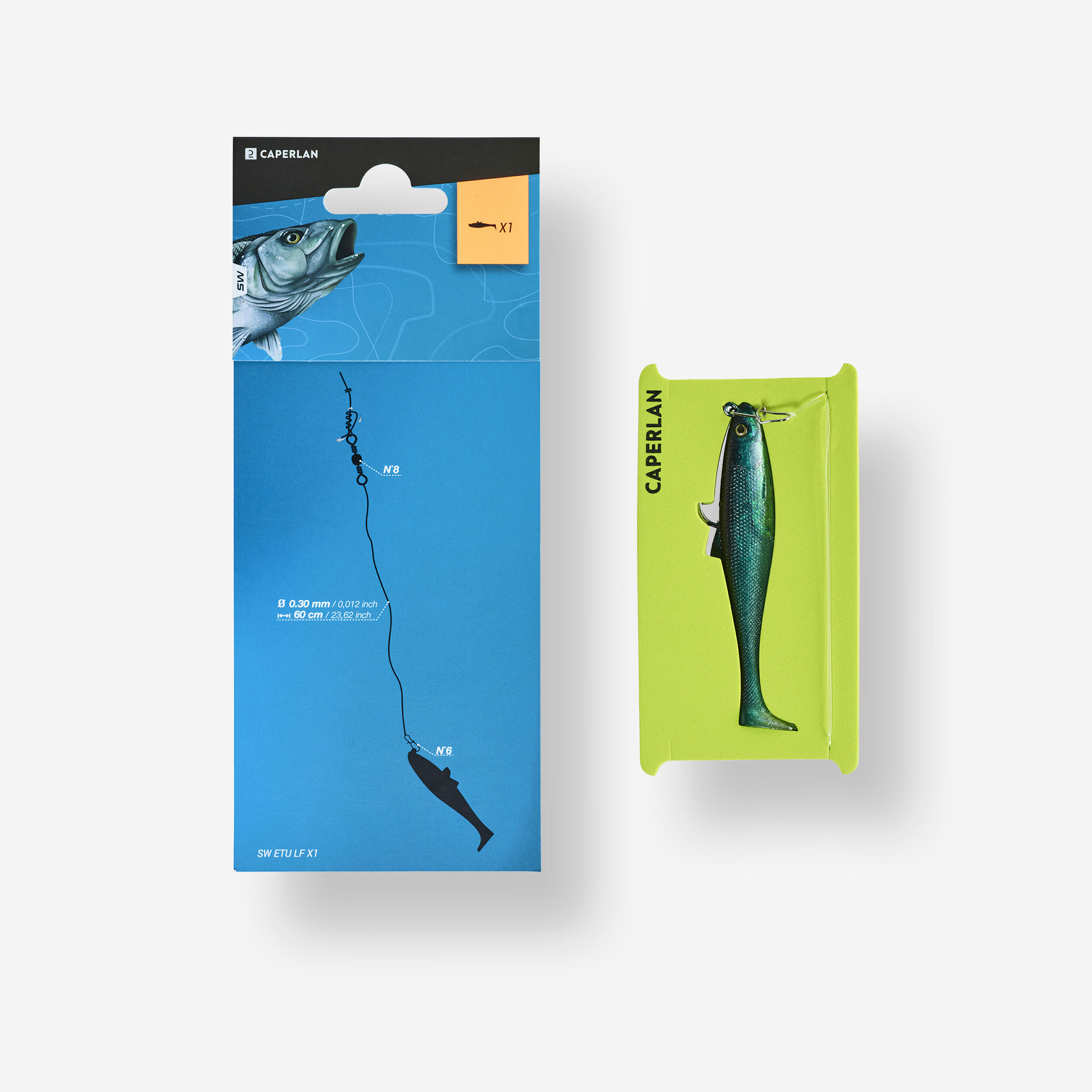 Decathlon | Lenza montata pesca artificiali SW ETU LF x1 |  Caperlan