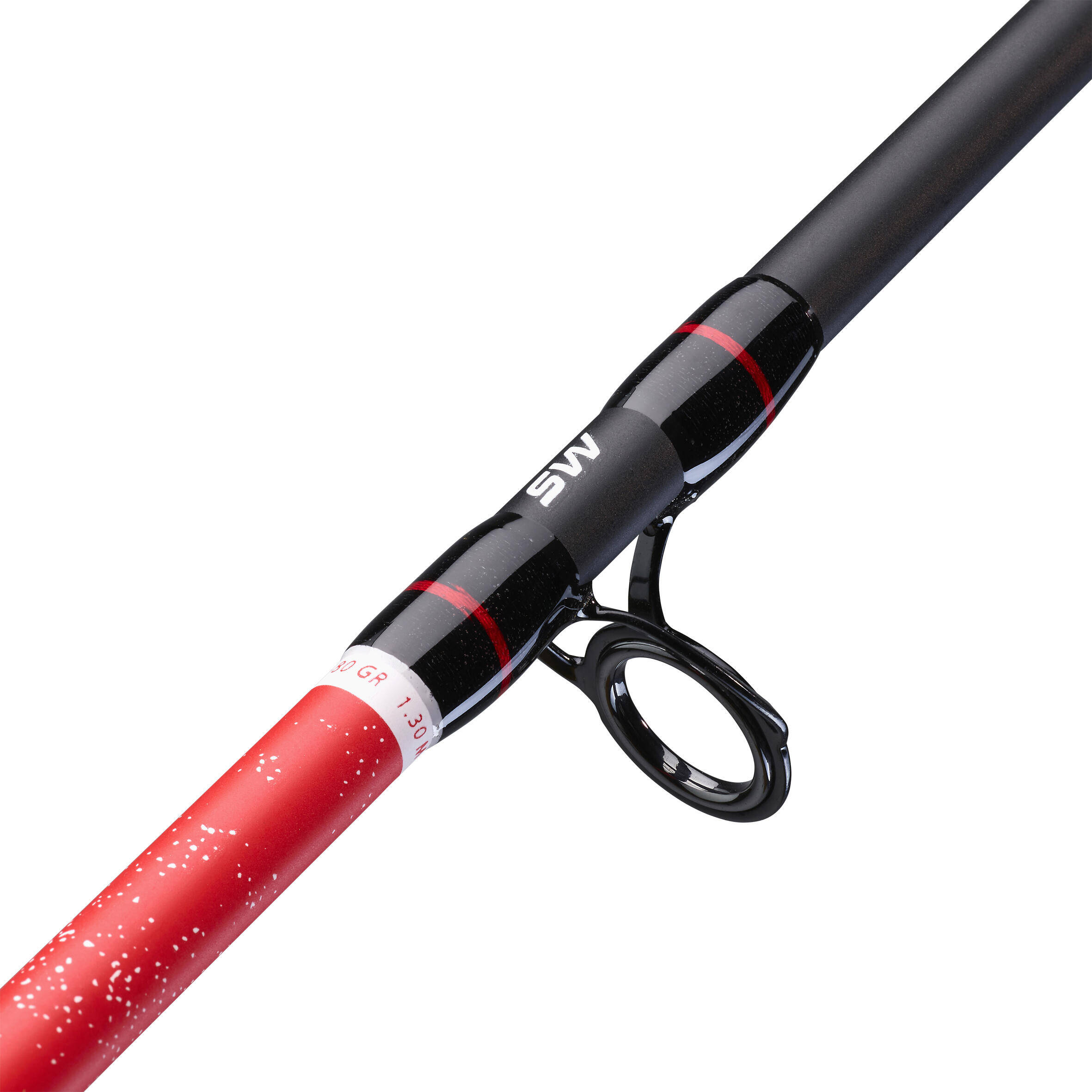 Fishing Rod 4ft Seaboat Light 100 - Red/Black - Upto 3.6 Kgs -  3