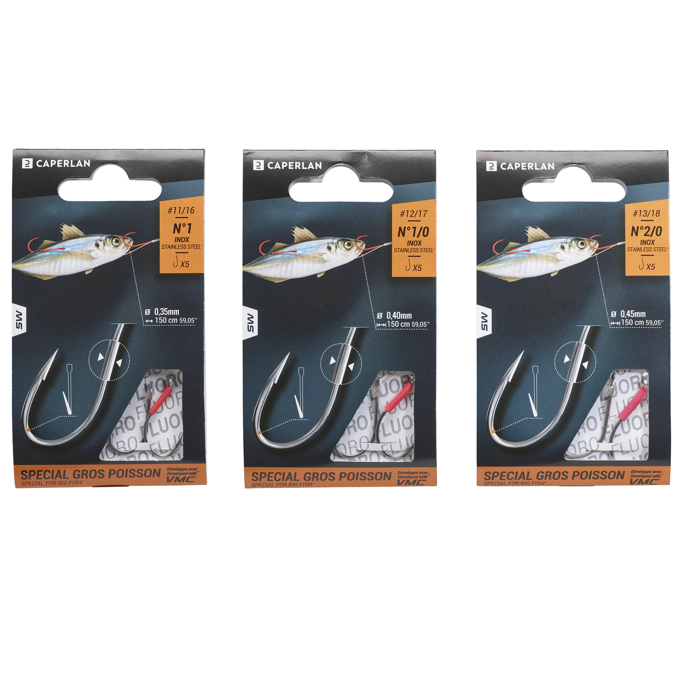 Sea fishing eyed hooks to line SN SPECIAL LARGE FISH 3/3