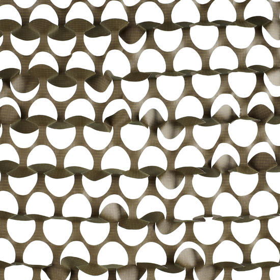 FILET CHASSE CAMOUFLAGE RÉSISTANT VERT ET MARRON 4M x 1,75M