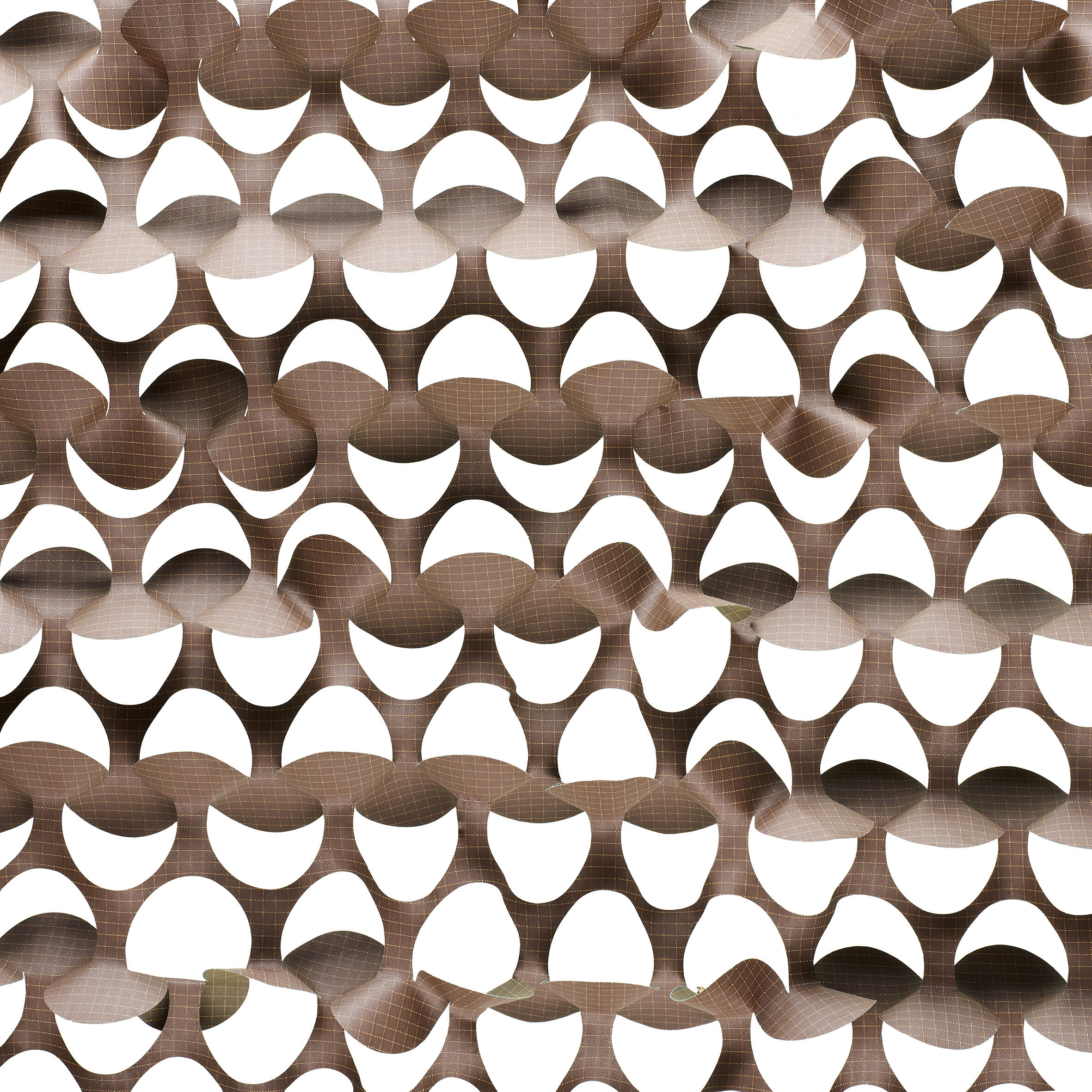 STEVIG CAMOUFLAGENET VOOR DE JACHT GROEN EN BRUIN 4 M X 1,75 M 2/5