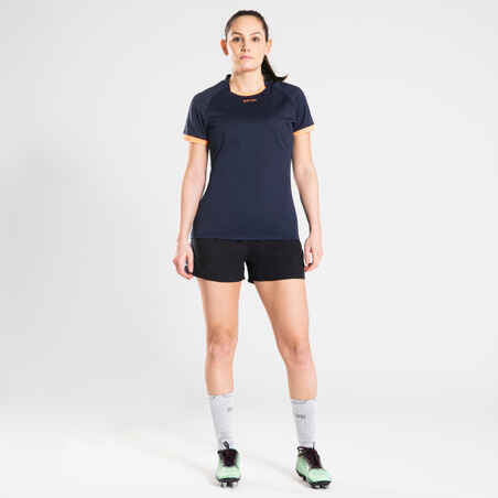 Women's Rugby Shorts R500 - Black